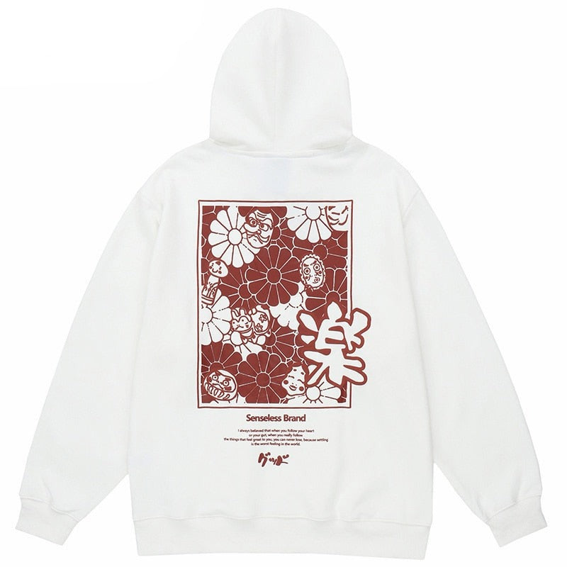 "Red Dust" Unisex Men Women Streetwear Graphic Hoodie Daulet Apparel