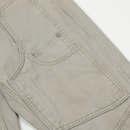 men fashion slim flared jeans irregular patchwork black denim pants male ripped baggy denim