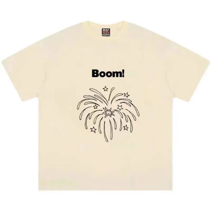 2024 new American retro men printed graphic T shirt summer men and women y2k street personality hip hop cotton oversized T shirt Street King Limited