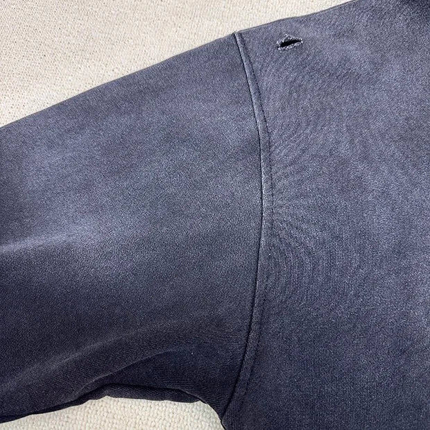 Gradient washing destroys vintage hoodies Street King Limited