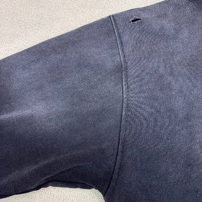 Gradient washing destroys vintage hoodies Street King Limited