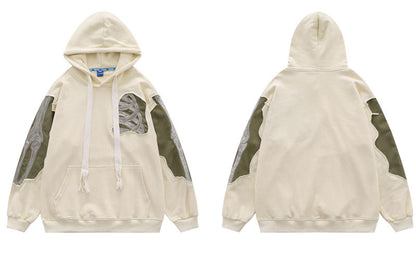 "Diamond Star" Unisex Men Women Streetwear Graphic Hoodie Daulet Apparel