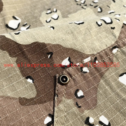 2024 new american vintage direct casual functional work pants heavy duty washed outdated logging pants desert camo high street unique default style 2782