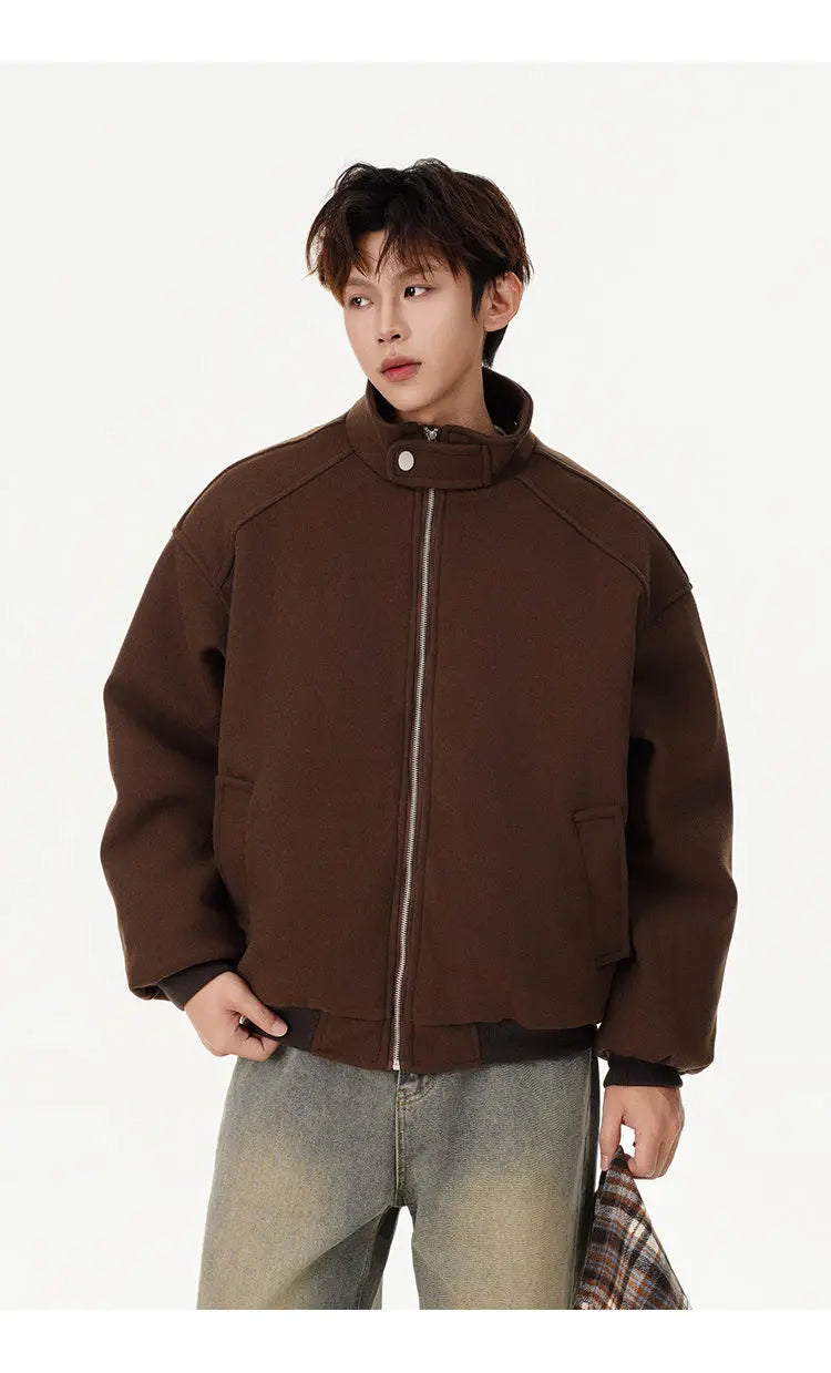 winter cotton padded jacket men women streetwear fashion loose casual hooded woolen bomber parkas jacket thicken coat outerwear unique default style 1032