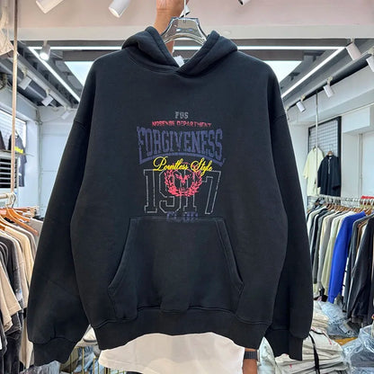 Printed fleece hoodie Street King Limited