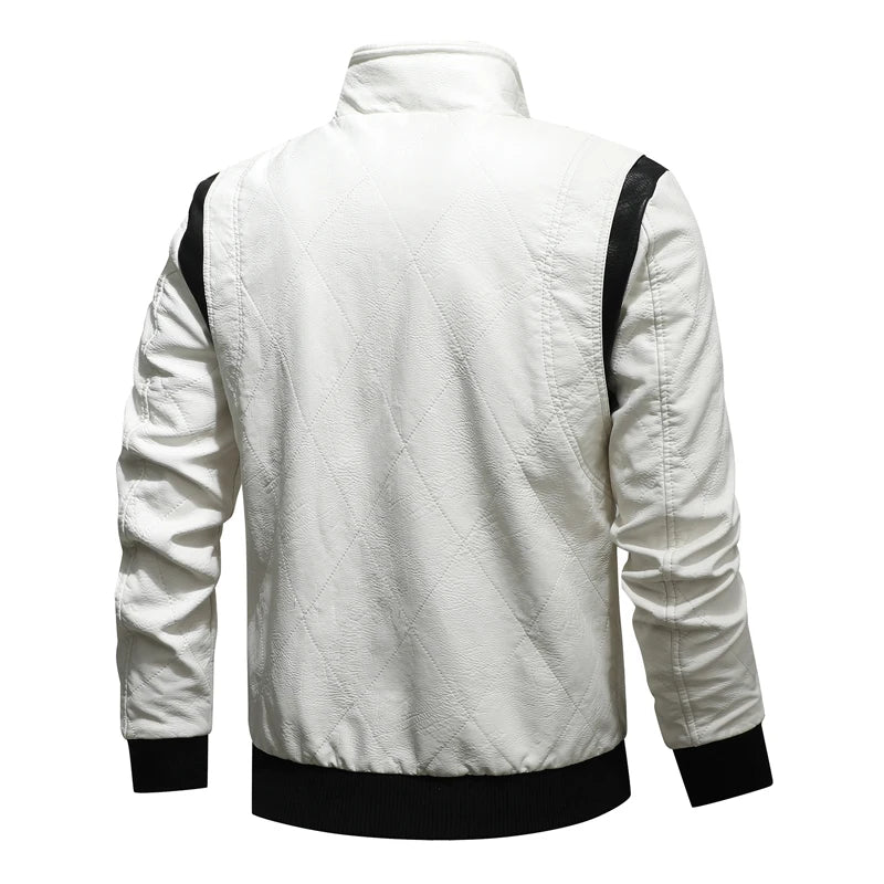 Autumn Winter Bomber Leather Jacket Men Scorpion Embroidery Hooded Jacket PU Leather Motorcycle Mens Ryan Gosling Drive Jacket Street King Limited