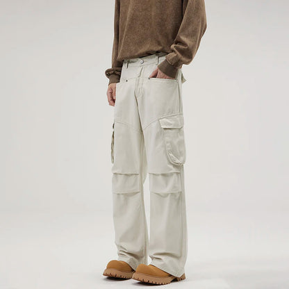 men multi pocket streetwear fashion loose casual plus size cargo pants women pure cotton hip hop y2k pants cityboy trousers unique cargo style 1681