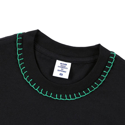 Black White Summer New T Shirts Men Woman Personality Simplicity Mingxian Contrasting Colors Loose Casual Tops Tee Street King Limited