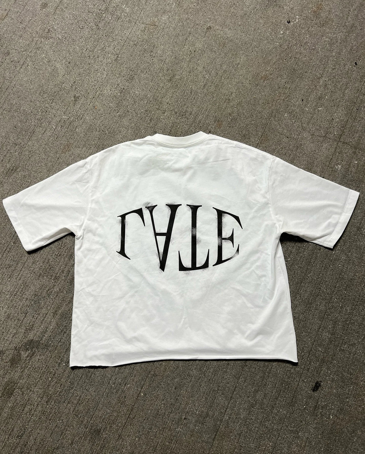 2000s Trendy Letter Portrait Clock Print Retro Loose T-shirt Y2k Harajuku High Street Round Neck Oversized Short Sleeves tees Street King Limited