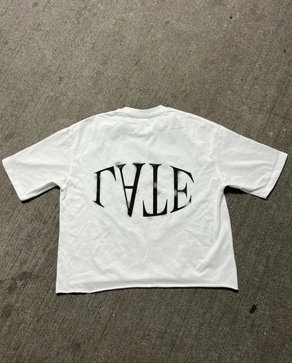 2000s Trendy Letter Portrait Clock Print Retro Loose T-shirt Y2k Harajuku High Street Round Neck Oversized Short Sleeves tees Street King Limited