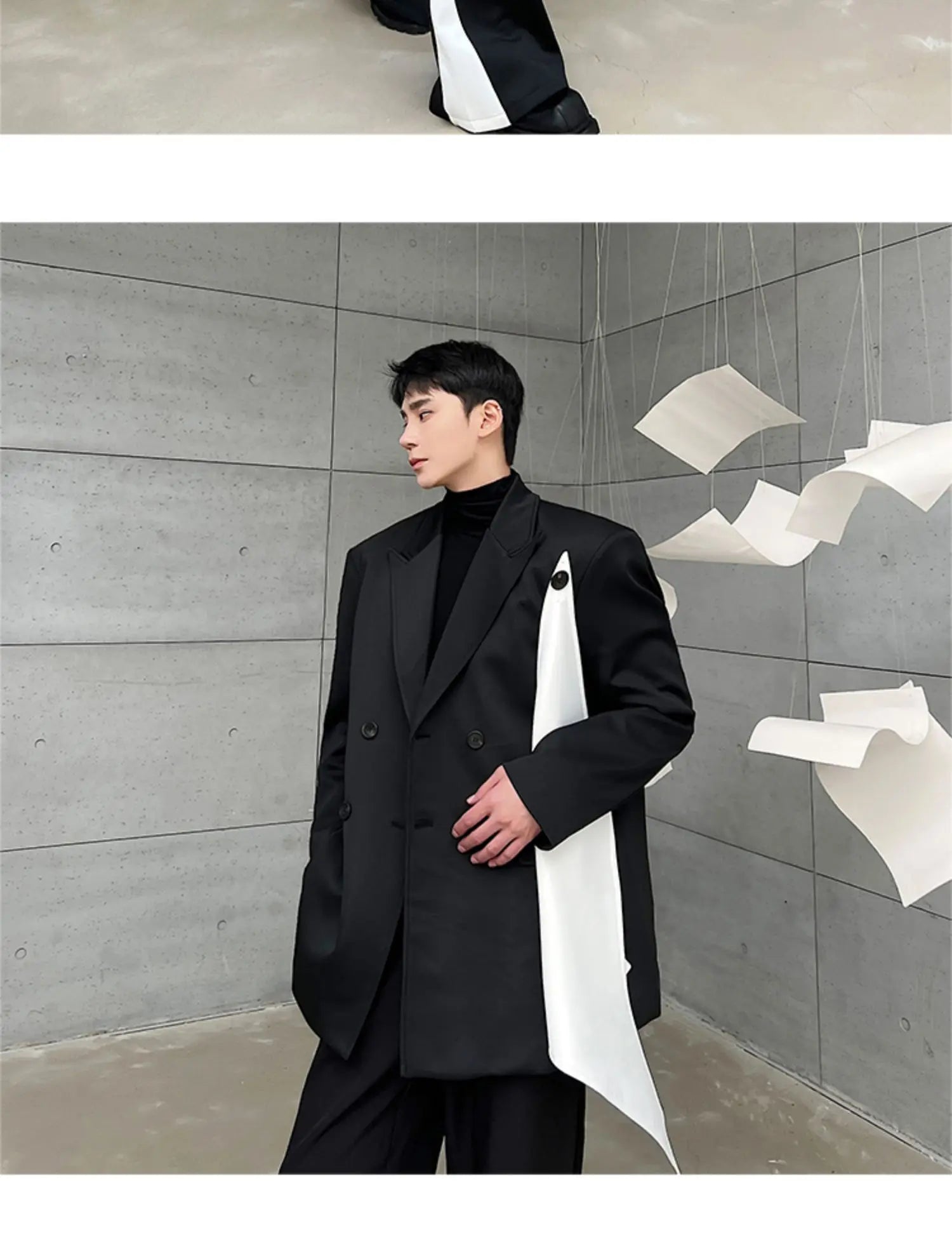 flare pants men vintage fashion casual bell bottom trousers male streetwear net celebrity long pants stage costume unique default style 2671
