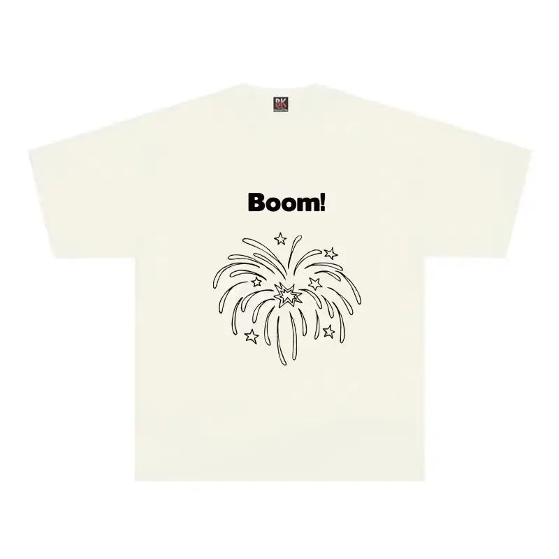 2024 new American retro men printed graphic T shirt summer men and women y2k street personality hip hop cotton oversized T shirt Street King Limited