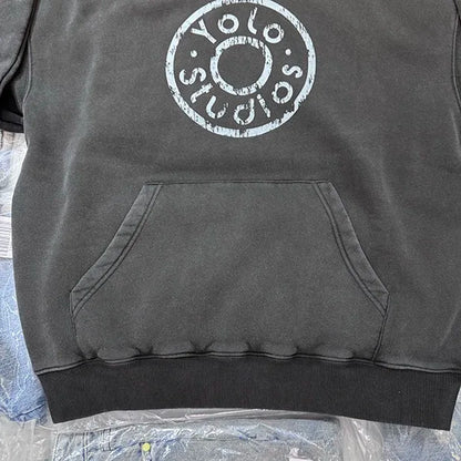 Fleece cotton blend hoodie Street King Limited