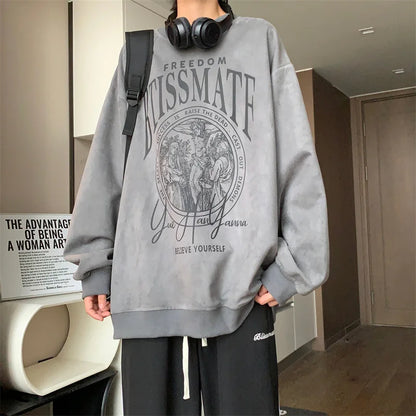 Vintage Fall Oversized Hoodie High-Street Essential