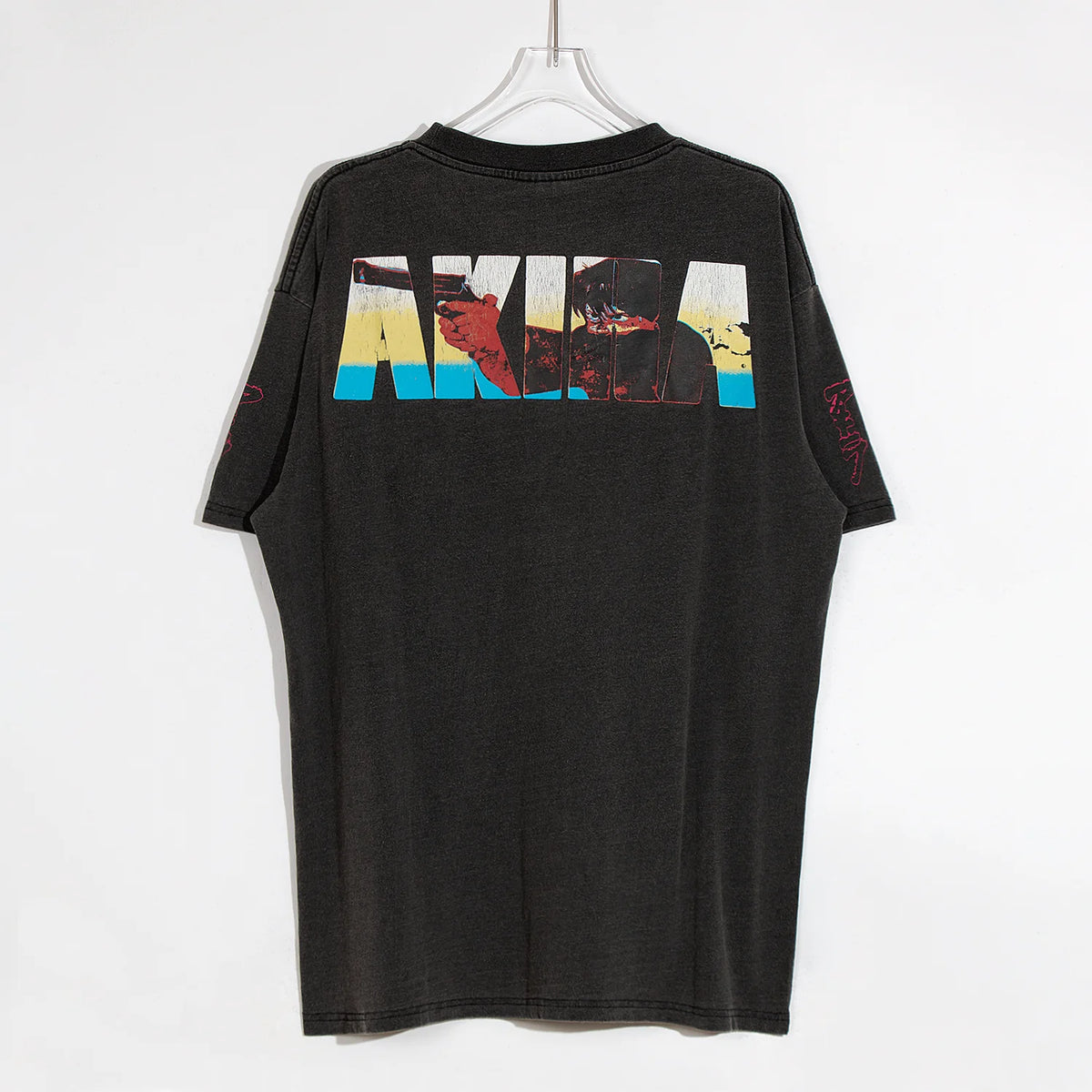 24ss Summer Vintage Retro Anime Printing High-Street T-Shirt Tops Street King Limited