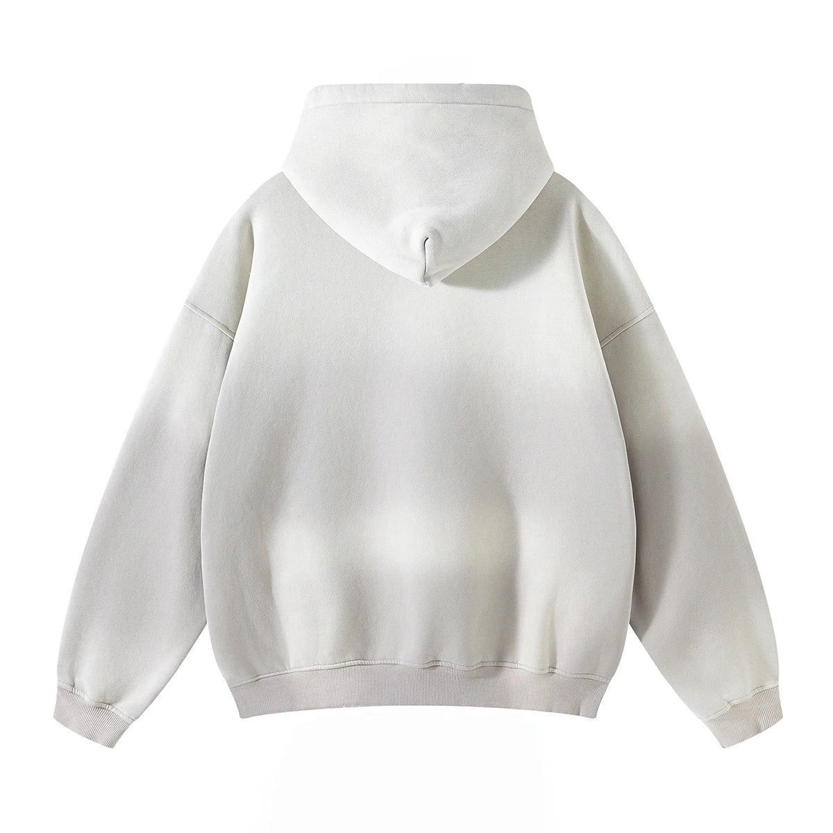 Autumn and Winter Washing Spray Dyeing Baggy Hoodies Distressed Hip Hop Gradient Men's and Women's Oversize Hooded Sweatshirts Street King Limited
