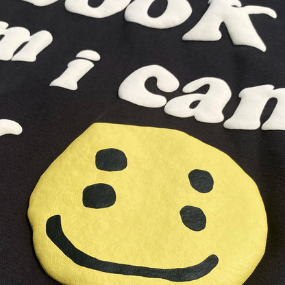 Hotselling KANYE CPFM Letter Foam Print Quality Cotton High-Street Loose Casual Hooded Sweatshirt Hoodies For Men Street King Limited