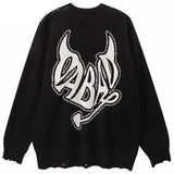 "The Devils Way" Unisex Men Women Streetwear Graphic Sweater Daulet Apparel