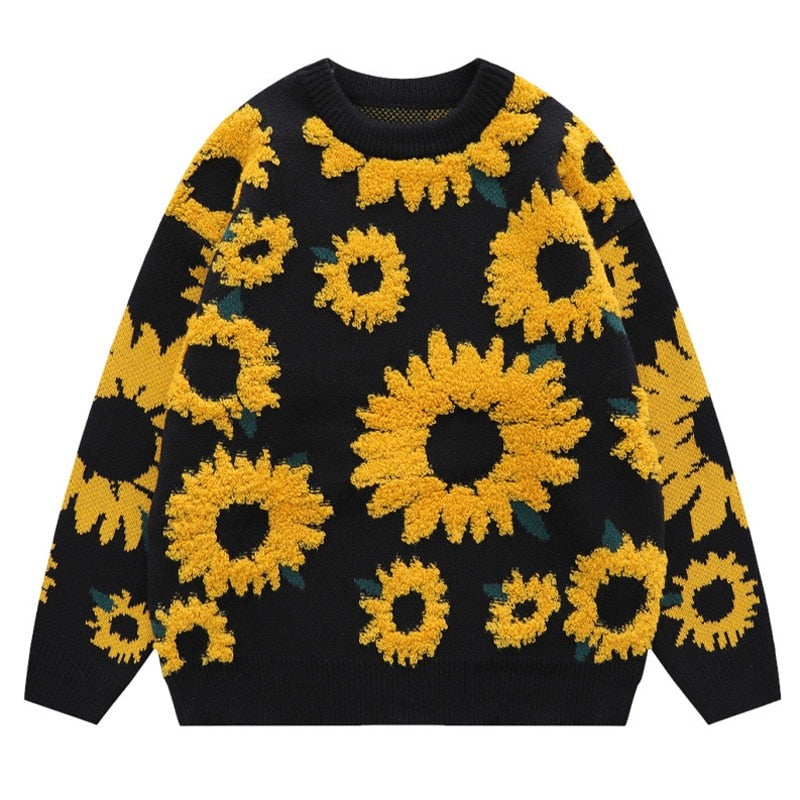 "Sunny Day" Unisex Men Women Streetwear Graphic Sweater Daulet Apparel