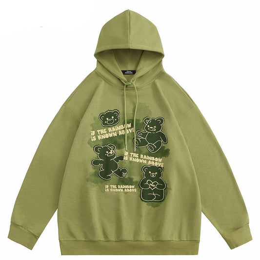 "Chase The Rainbow" Unisex Men Women Streetwear Graphic Hoodie Daulet Apparel