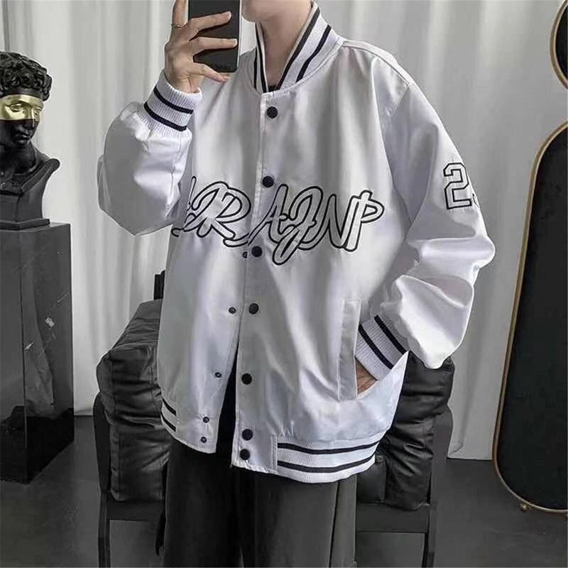 "Home Run" Unisex Men Women Streetwear Baseball Jacket Daulet Apparel