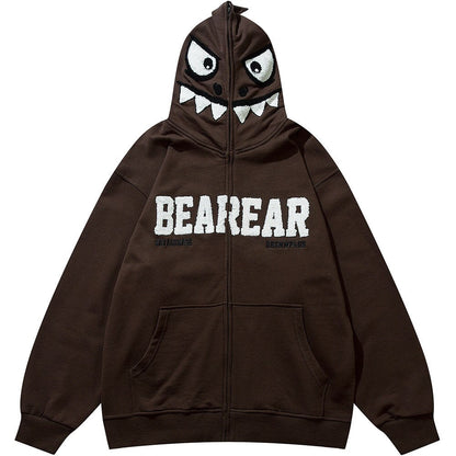 "Beware" Unisex Men Women Streetwear Graphic Hoodie Daulet Apparel
