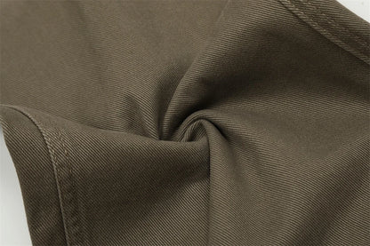 american style cargo jeans mens black loose straight denim pants casual baggy jeans trousers unique cargo style 2744