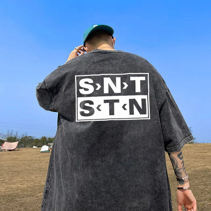Newest Saint T-shirts Letter Pattern Tops Tee Men Woman Spring Best Quality Casual Crewneck Short Sleeve Street King Limited