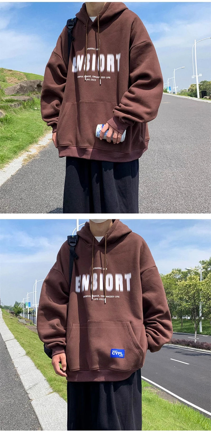 Spring Retro Letter Printed Hoodies Hombre 2024 New Personality Loose Streetwear Pullover Sweatshirts Y2K Fleece Hoodie Clothes Street King Limited