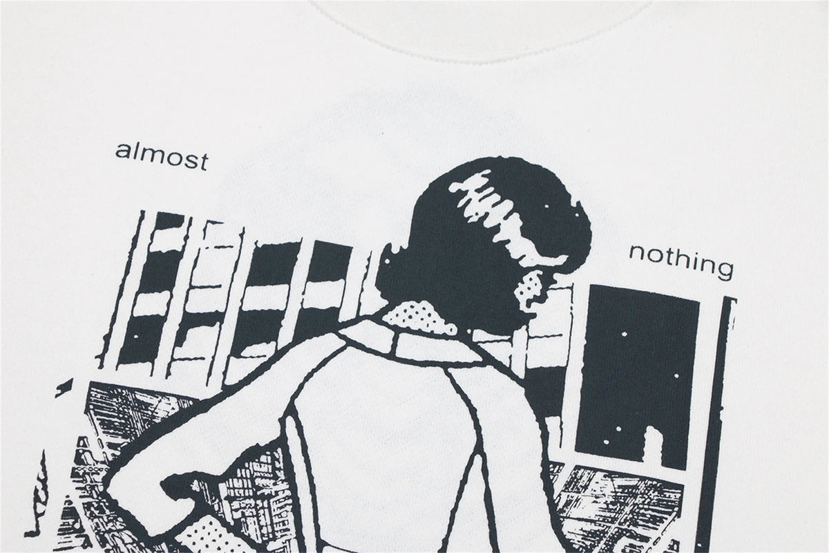 2024 CE Brand Fashion Abstract Comic Print High-Street Cleanfit Cotton Casual Loose Pullover Sweater Street King Limited