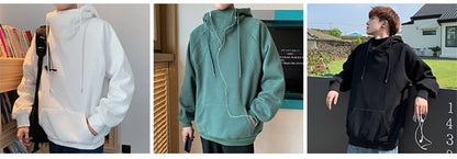 Sadcore Washed Oversized Hoodie Street Style Staple