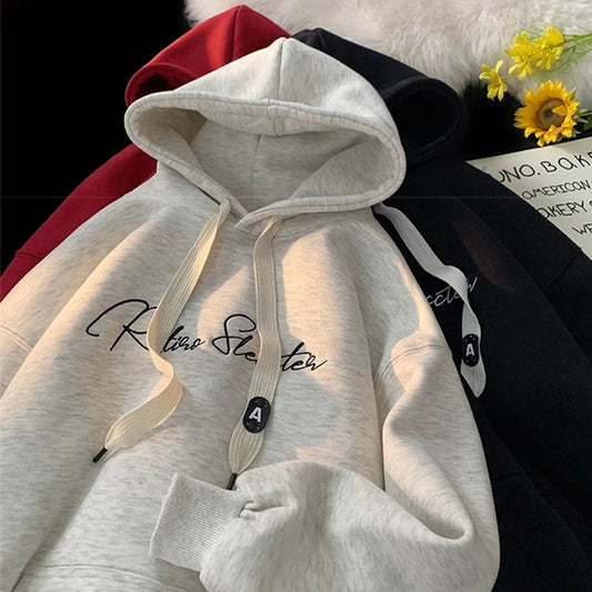 Minimalist Fall Street Hoodie Oversized Bold Fit