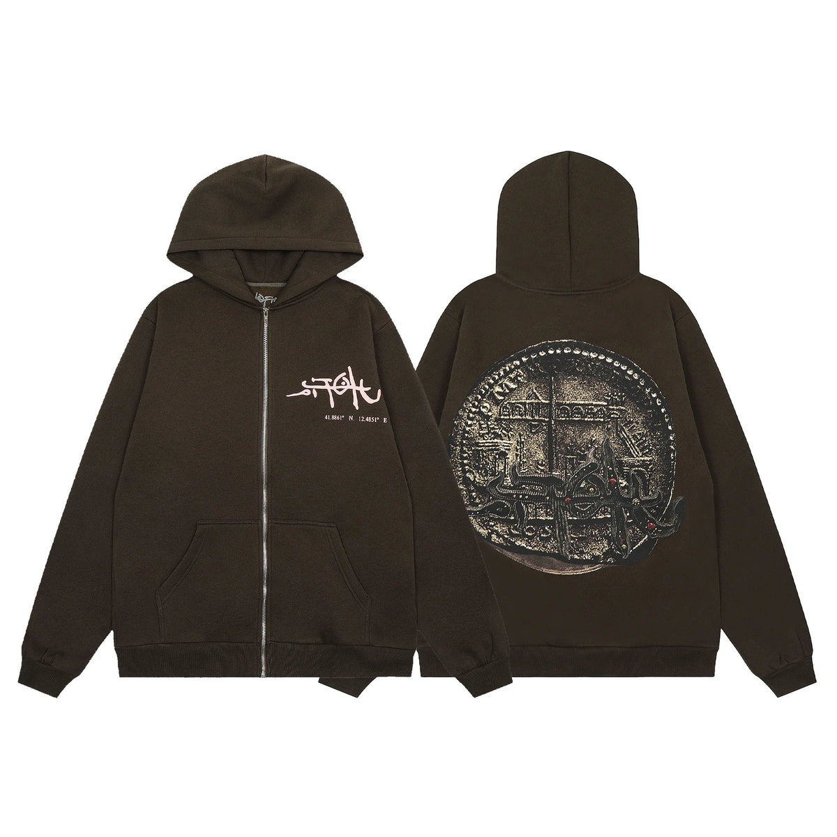 new 2023 men rib sleeve utopia oil painting high couple baseball coats jackets hoody thicken coat motor pilot winter warm 673 unique default style 162