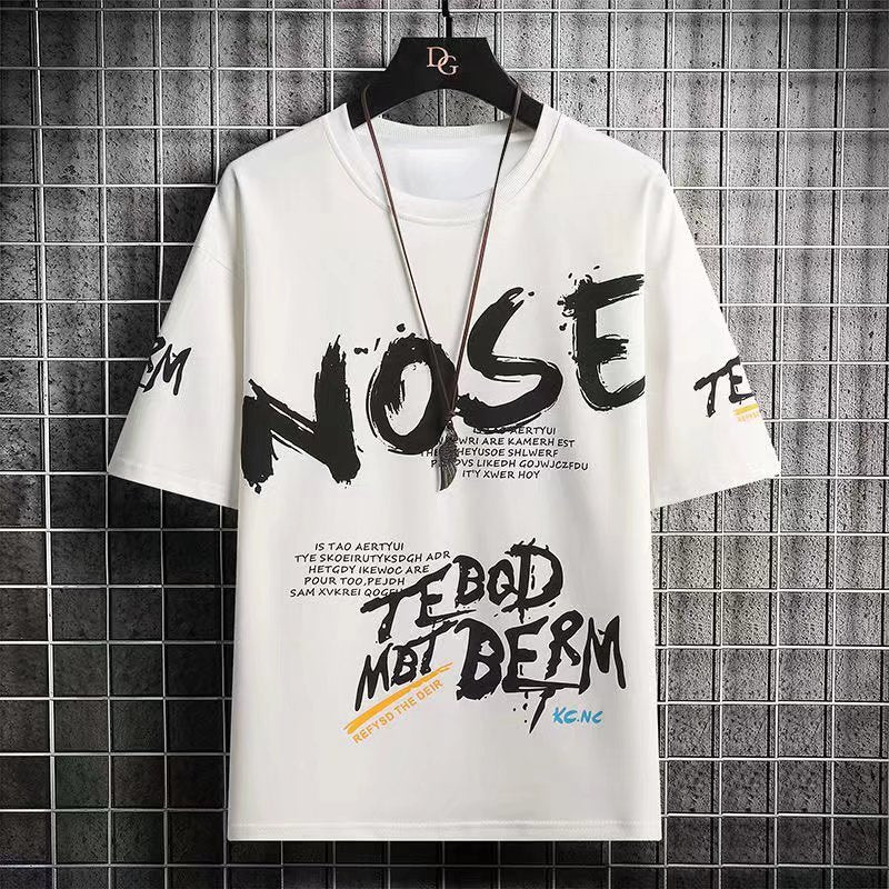 2022 Summer Men's T Shirts Harajuku Fashion Japan Print Short Sleeve Tops Tee Men Casual Men Clothing Streetwear Trend T Shirts Street King Limited