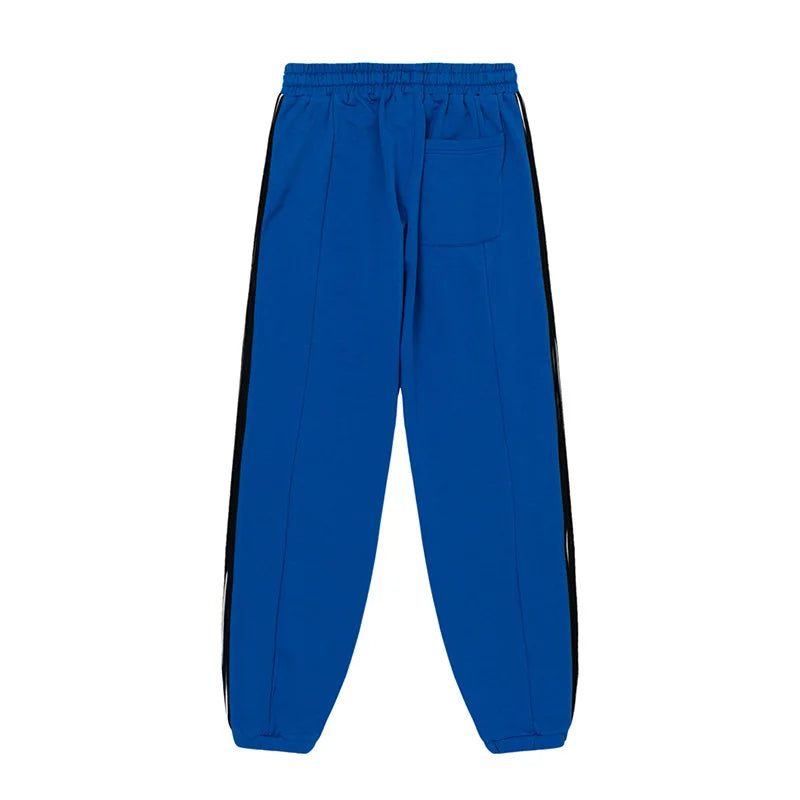 New High 2022 Men Embroidered Bear Green Comfortable Sports Hip hop street Embroidered Lotus Casual Pants Sweatpants Parkour #12 Street King Limited