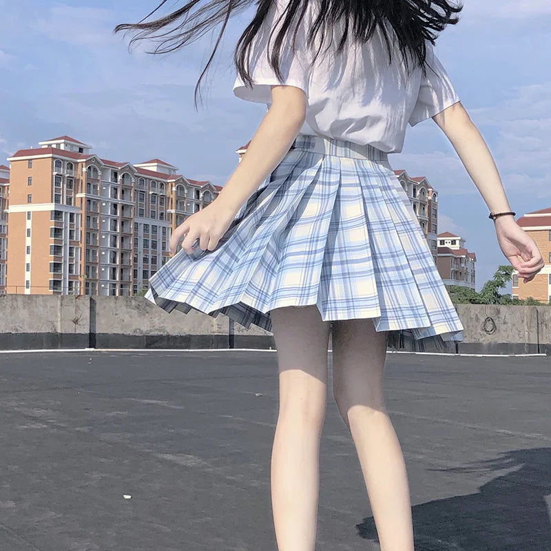 Jk Uniforms Gyaru School Uniform for Girl Student Pleated Skirt Uniform Set Women Short Sleeve Bow Tie Seifuku Japanese Style Street King Limited