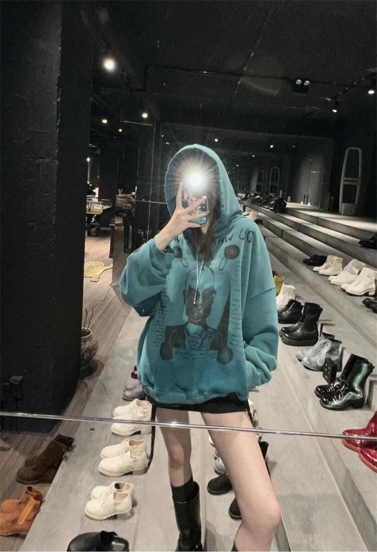 2024 Winter ERD Brand Fashion Vintage Letter Print Cotton DO WHAT THOU WILT HOODIES Street King Limited