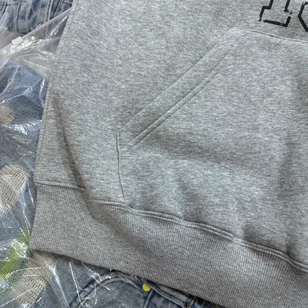 Printed fleece hoodie Street King Limited