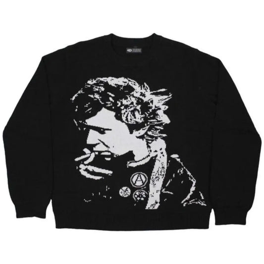 y2k women clothes sweater zipper Sweatshirt long sleeve top Streewear hip hop punk retro clothes Harajuku Trendy oversize clothe Street King Limited