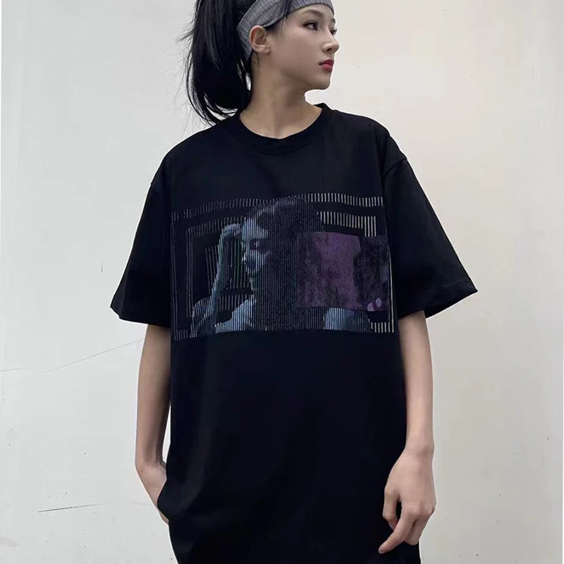 High Quality CAVEMPT Tops Tee Phantom Letter Printing Classic All-match Men Woman Loose O-Neck Summer C.E T Shirt Street King Limited