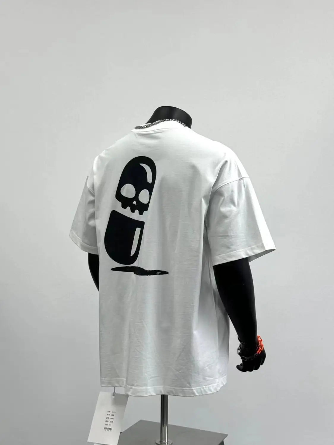 Heavy cool T-shirt pure cotton trendy brand new printed short-sleeved summer American ins loose trendy casual men clothing tops Street King Limited