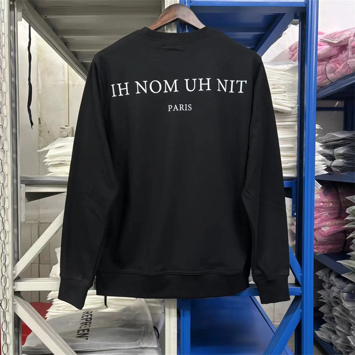 INUN Brand Fashion 11 Portrait Print High-Street Cotton Casual Loose Quality Pullover Sweatshirt Sweater For Men Street King Limited