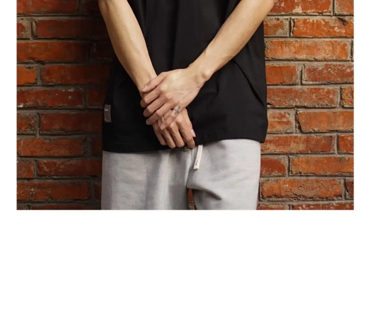 Korean trendy printed graphic T shirt street basic men y2k solid color simple personality pocket retro oversized T shirt Street King Limited
