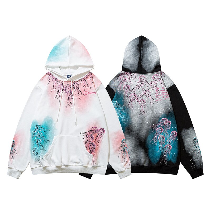 "Space Bound" Unisex Men Women Streetwear Graphic Hoodie Daulet Apparel