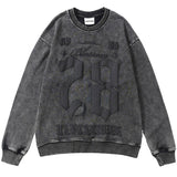 "Number 28" Unisex Men Women Streetwear Graphic Sweatshirt Daulet Apparel