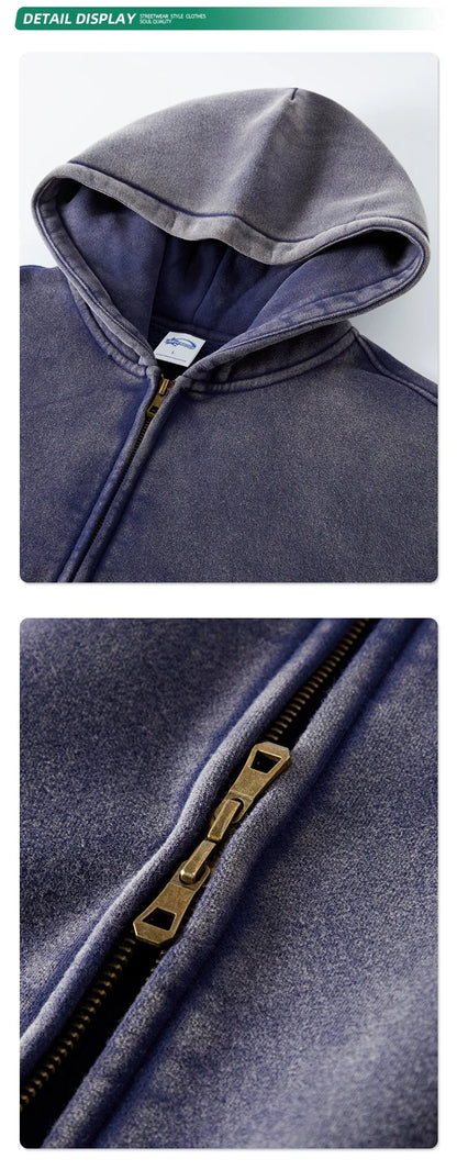 Batik fleece zippered hoodie Street King Limited