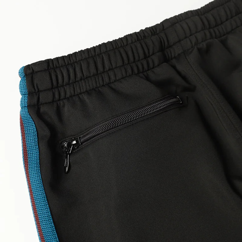 new pattern embroidery pants men woman 1 1 good quality side edge weaving stripe loose casual joggers sweatpants casual joggers