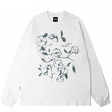 "Flower Band" Unisex Men Women Streetwear Graphic Sweatshirt Daulet Apparel