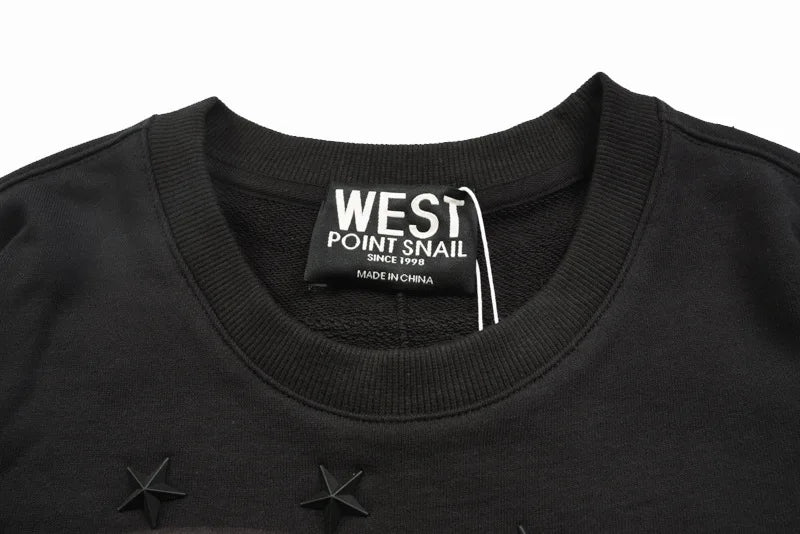 New 2022 Novelty Men Stereo Star Virgin Mary Halo Hoodies Hoody hooded Sweatshirts velvet Cotton Drake Thicken Fleece #E36 Street King Limited