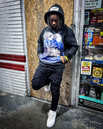 2024 Y2k American Street Fashion Brand Casual Anime Print Oversized Hoodie Men Harajuku Hip-hop Retro All-match Pullover Women Street King Limited